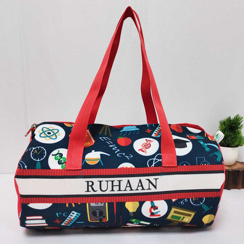 Personalized Kids Swimming Large Duffle Bag & Pouch Comb Gift Set